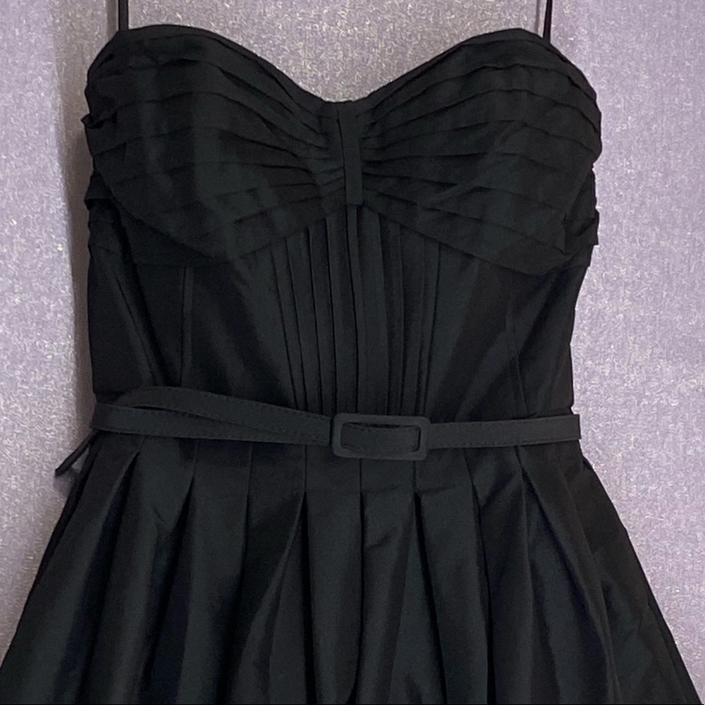 White House Black Market Strapless A-Line Dress